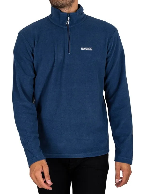 Regatta Thompson Fleece Zip Sweatshirt - Admiral Blue