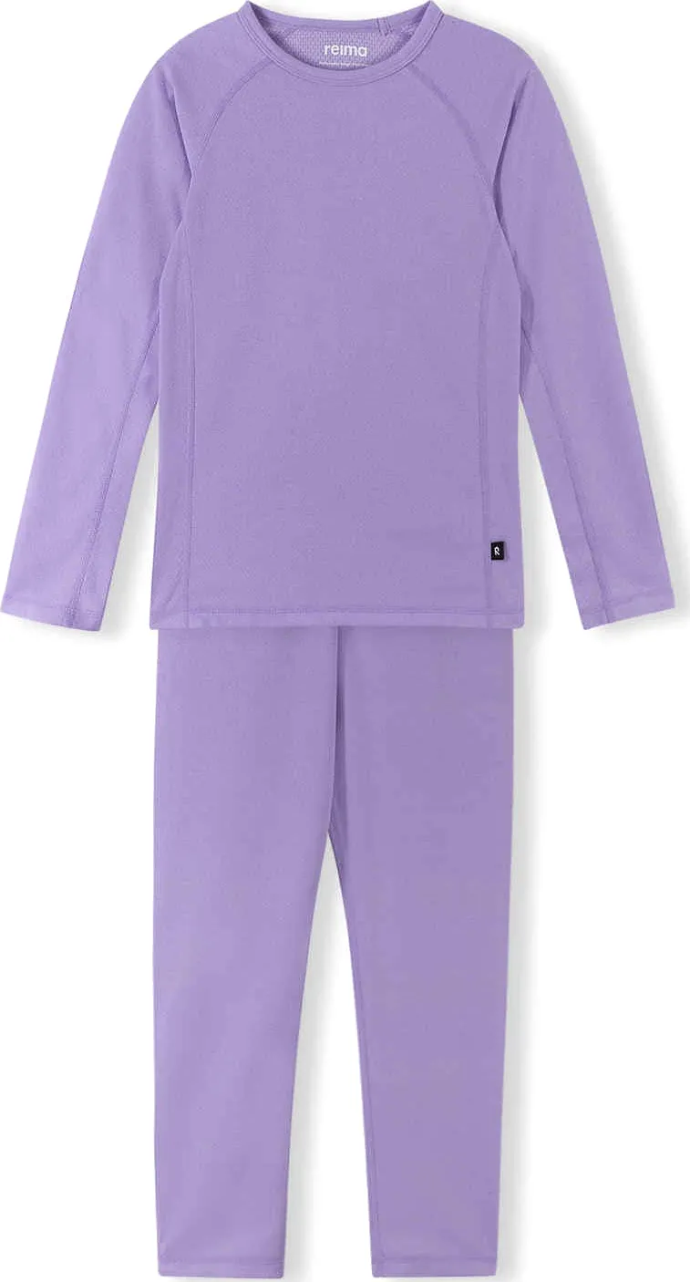 Reima Kids' Thermal Set Lani Lilac Amethyst | Buy Reima Kids' Thermal Set Lani Lilac Amethyst here | Outnorth