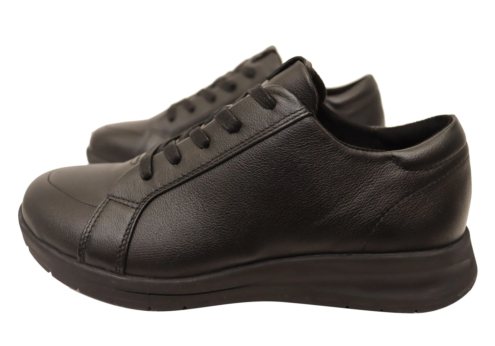 Revere Athens Womens Comfortable Supportive Leather Lace Up Shoes