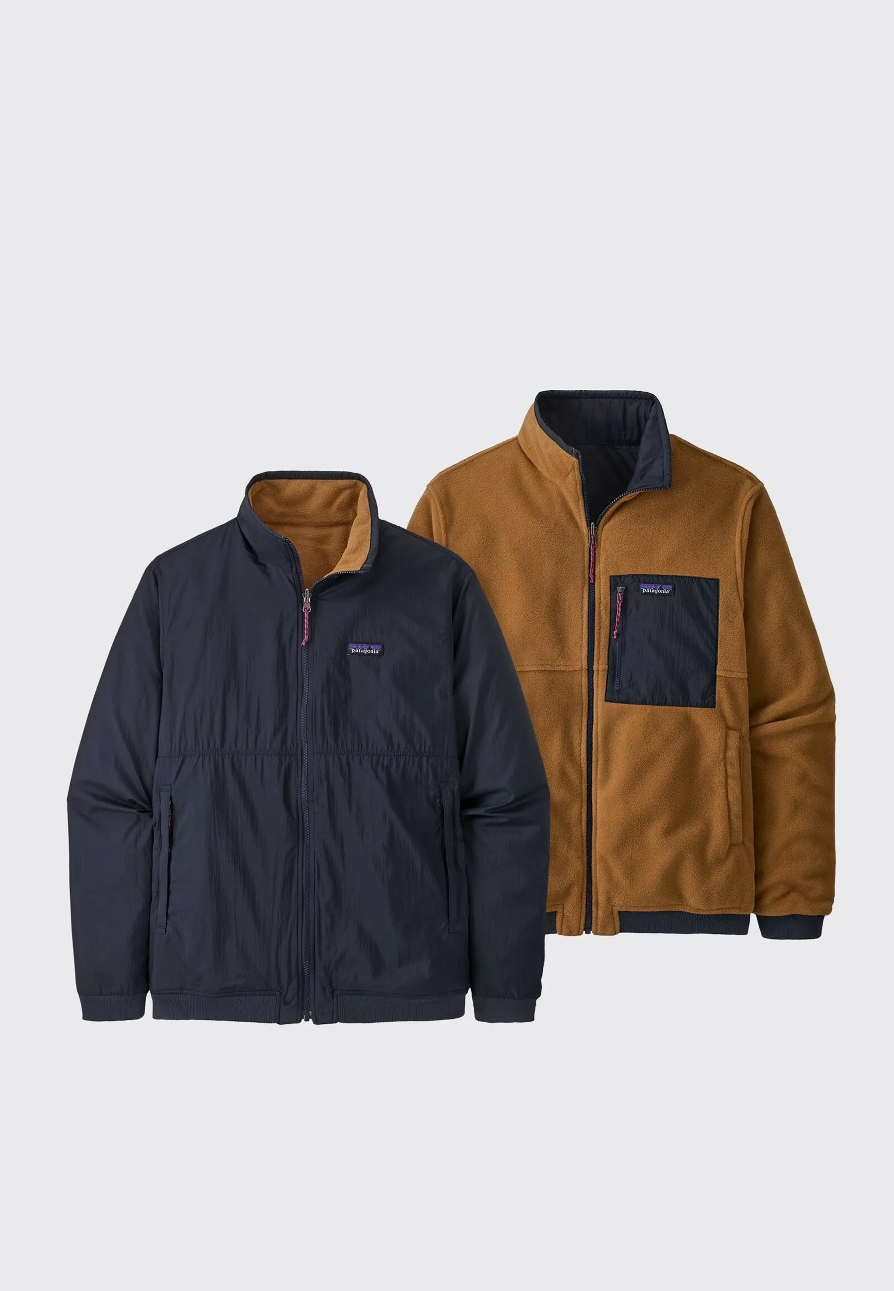 Reversible Shelled Microdini Jacket - Pitch Blue