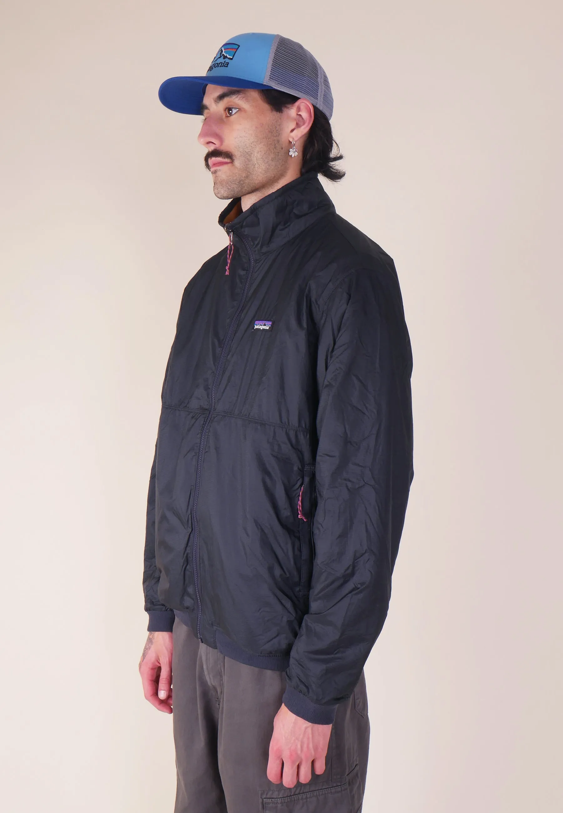 Reversible Shelled Microdini Jacket - Pitch Blue