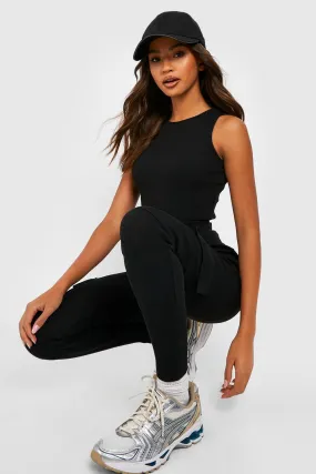 Ribbed Cargo Leggings