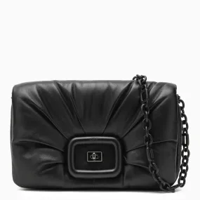 Roger Vivier    Roger Vivier Black Leather Shoulder Bag