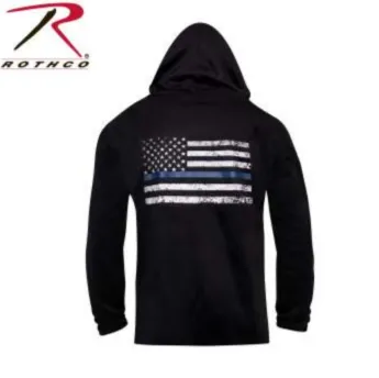 Rothco Thin Blue Line Concealed Carry Zippered Hoodie