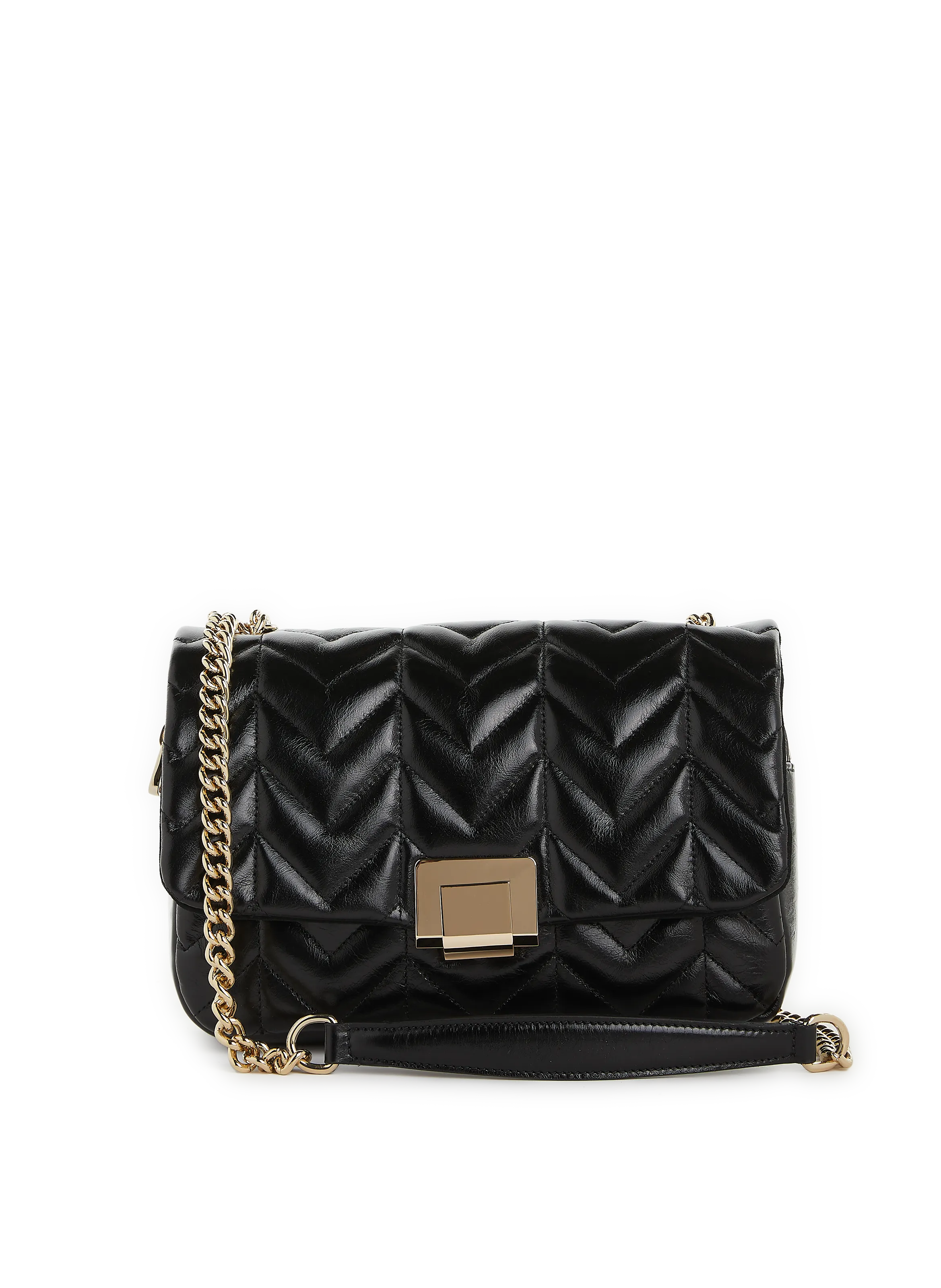 Saison 1865  Ella leather shoulder bag - Black