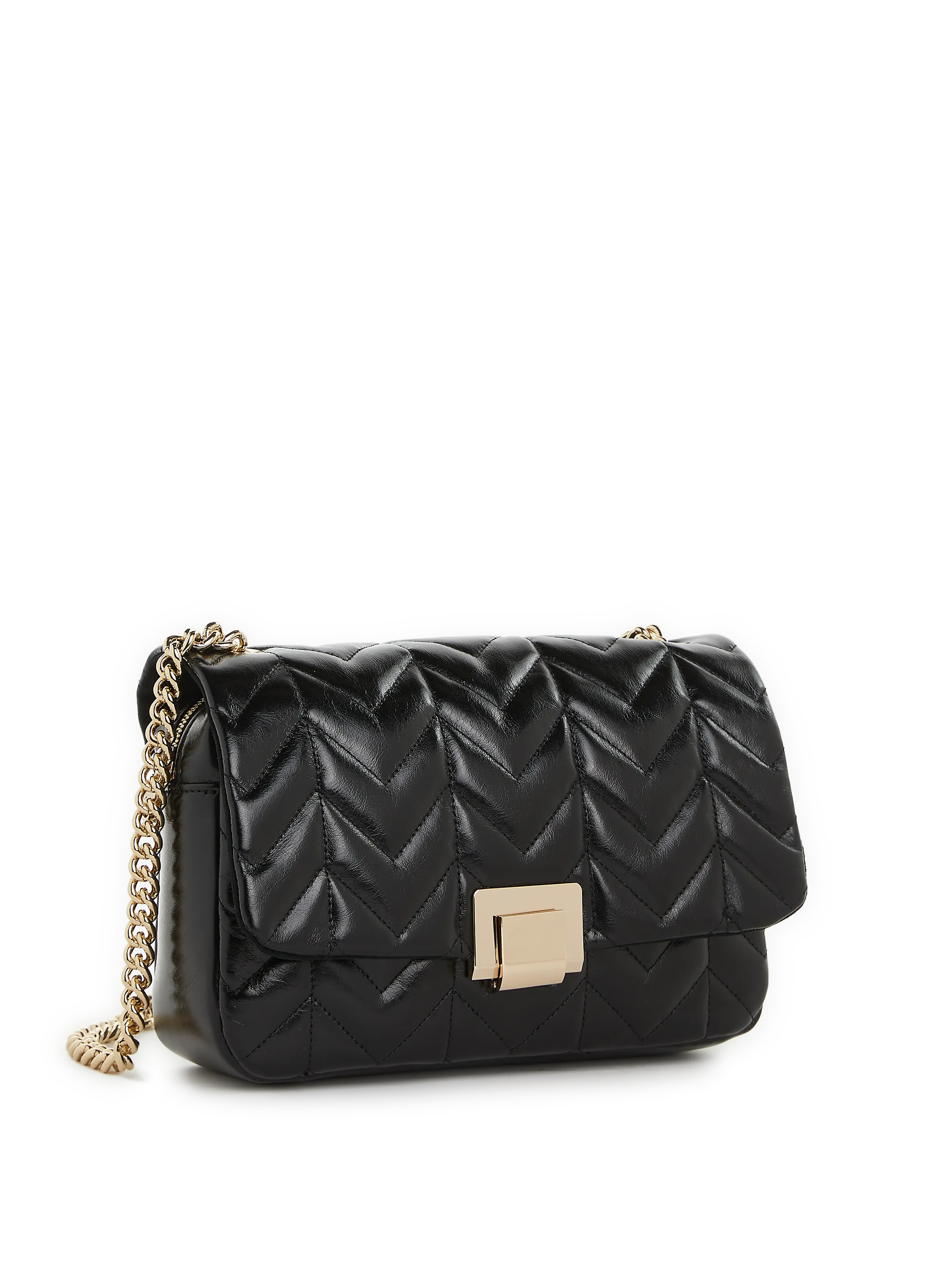 Saison 1865  Ella leather shoulder bag - Black