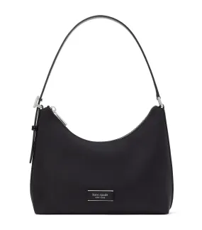 Sam Icon Nylon Small Shoulder Bag Black