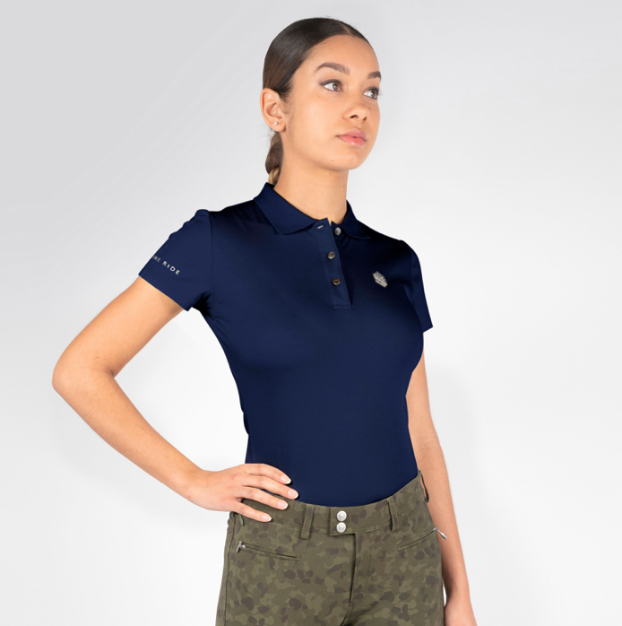 Samshield Margot ladies training polo Navy