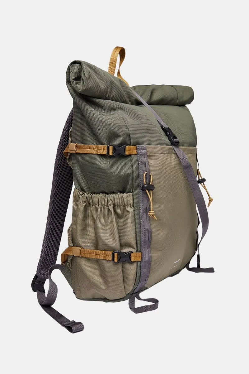 Sandqvist Forest Hike Technical Rolltop Backpack (Trekk Greenleaf)