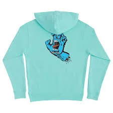 Santa Cruz Kids Screaming Hand Pull Over Hoodie (Mint)