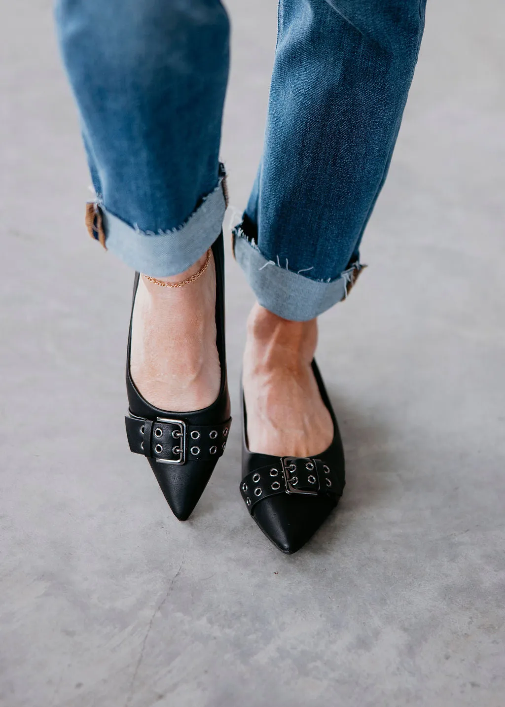 Selina Pointed Toe Flats