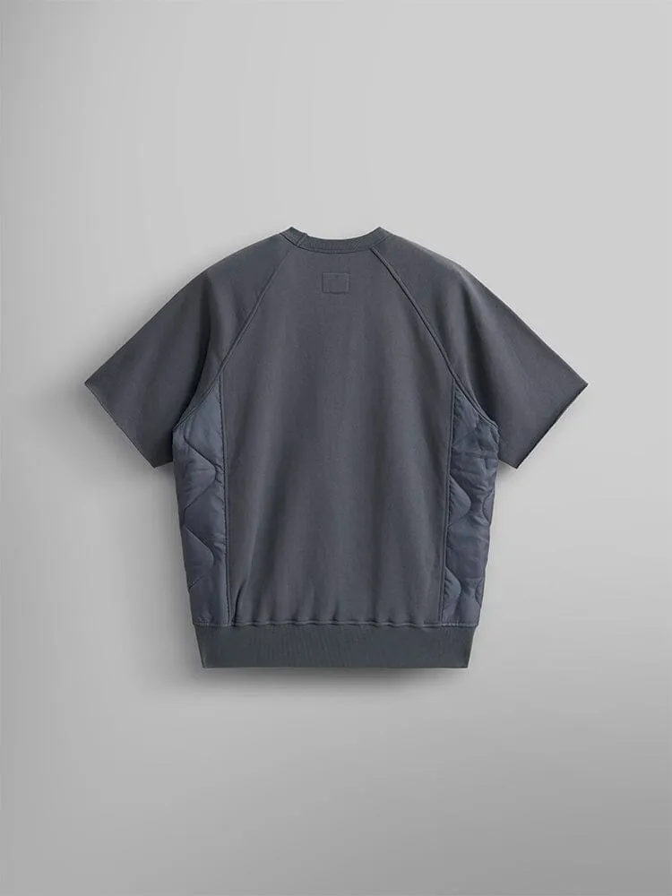 SHORT SLEEVE SWEATSHIRT