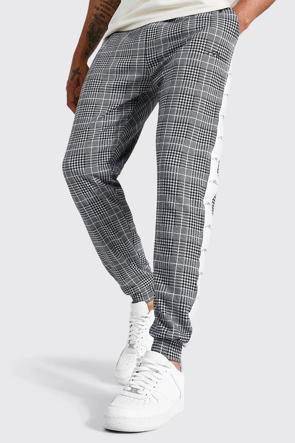 Slim Man Signature Tape Jacquard Joggers