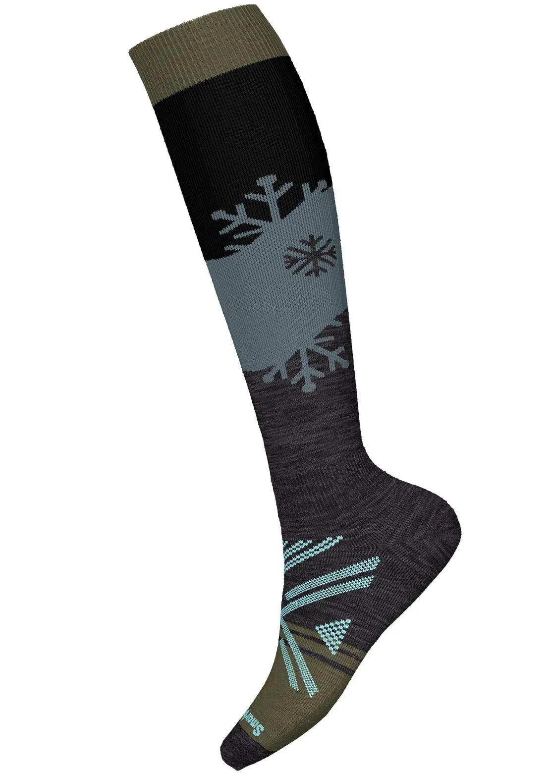 Smartwool Women's Ski Full Cushion Snowpocalypse Pattern OTC Socks