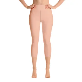 South Central Girl Peachy Yoga Capri Leggings