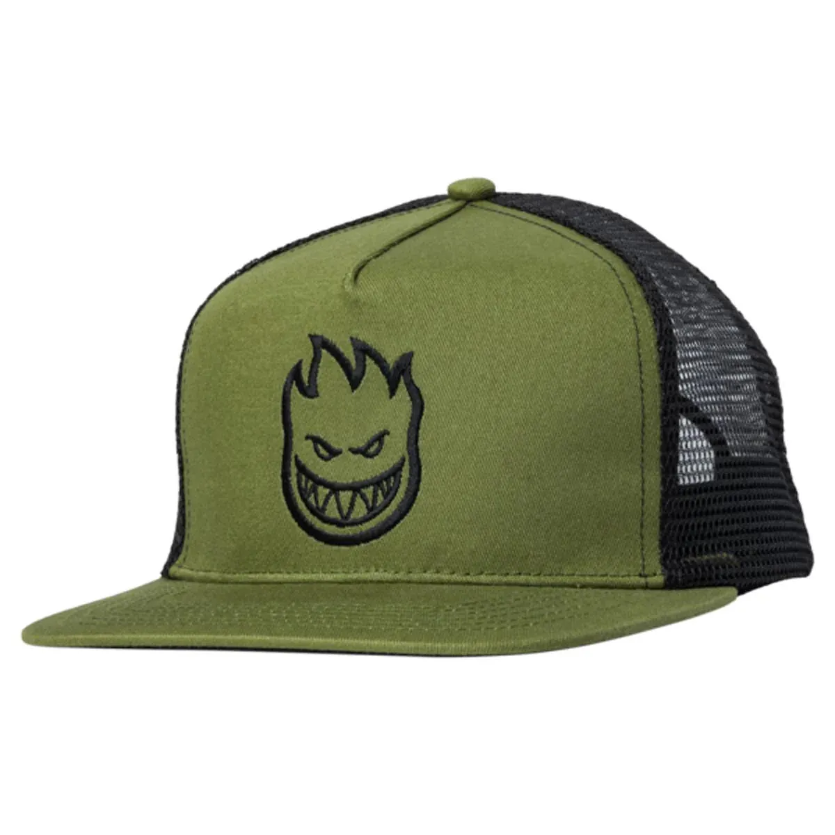 Spitfire - Bighead Snapback Hat (Olive)