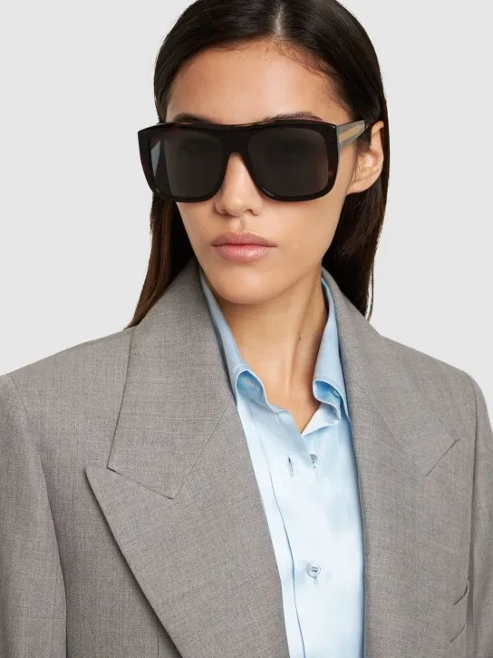 Stella McCartney   Squared acetate sunglasses 