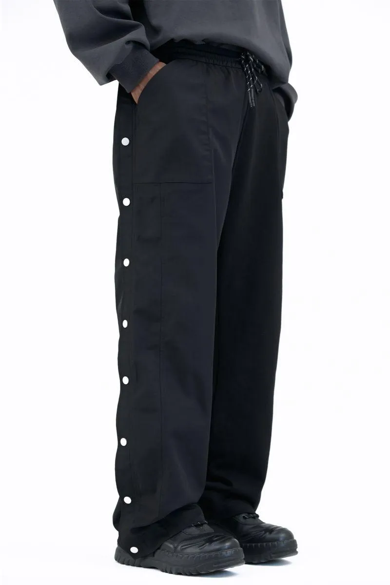 Straight Button Down Trousers