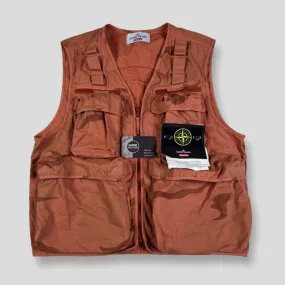 Supreme Brushed Cotton Tactical Vest Rust