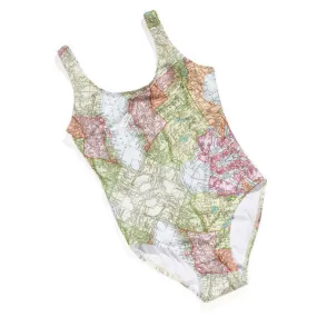 Tank Bather - Map Print