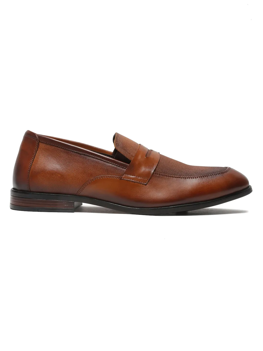 Teakwood Leathers Men Wood Solid Leather Slip-on Shoes