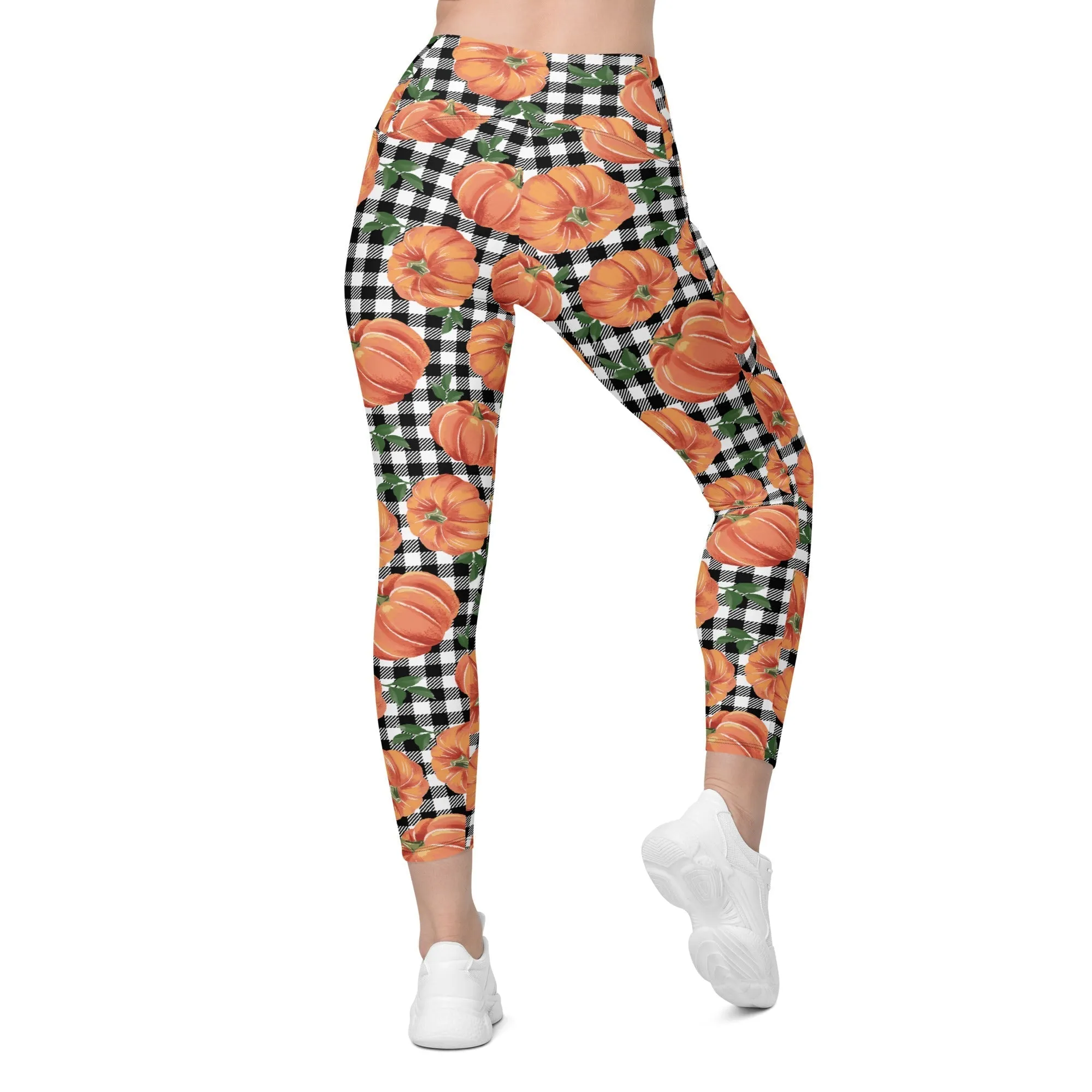 Thanksgiving Pumpkins Leggings With Pockets