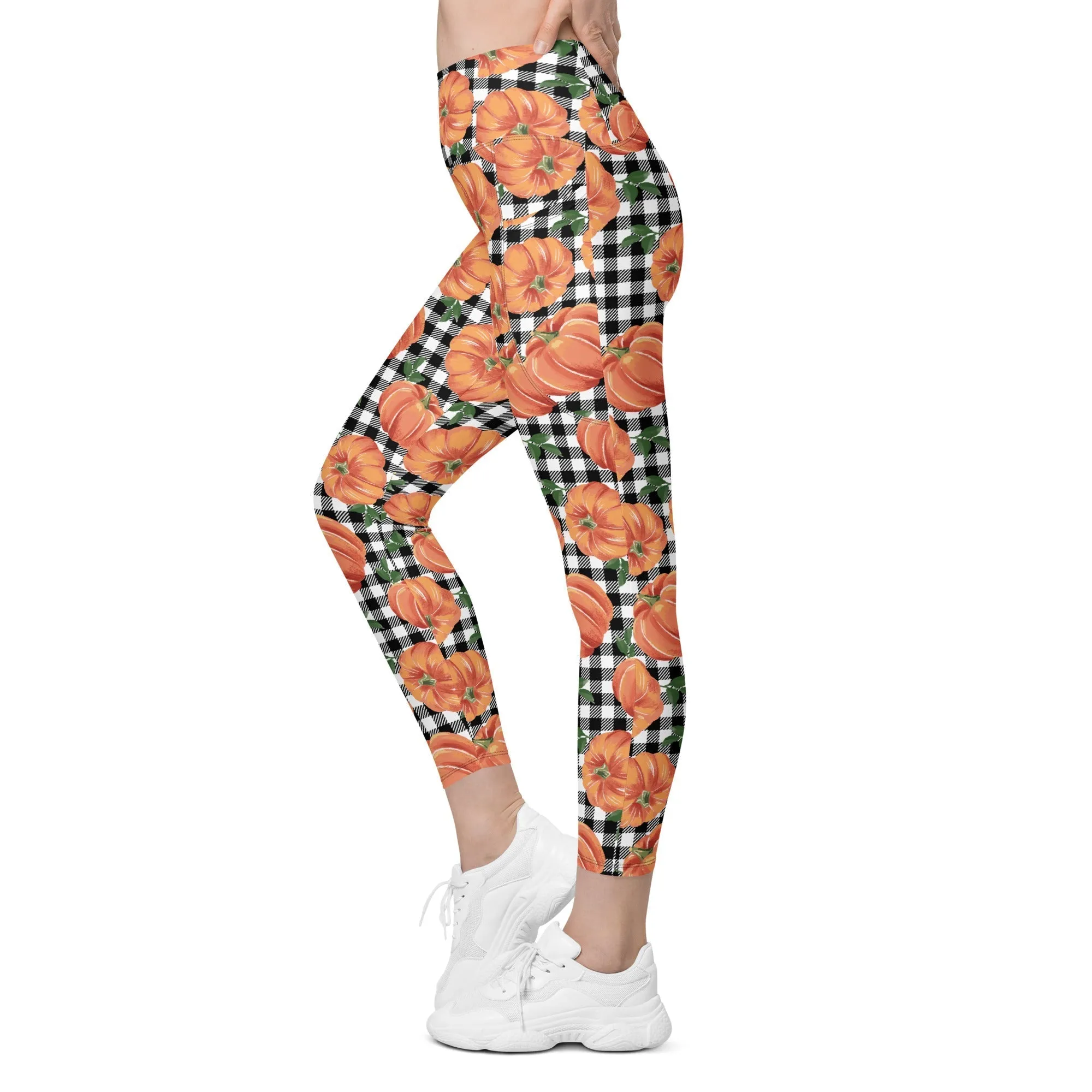 Thanksgiving Pumpkins Leggings With Pockets