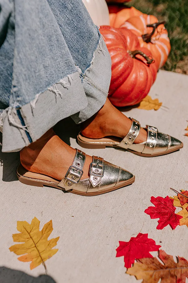 The Adaline Metallic Flats