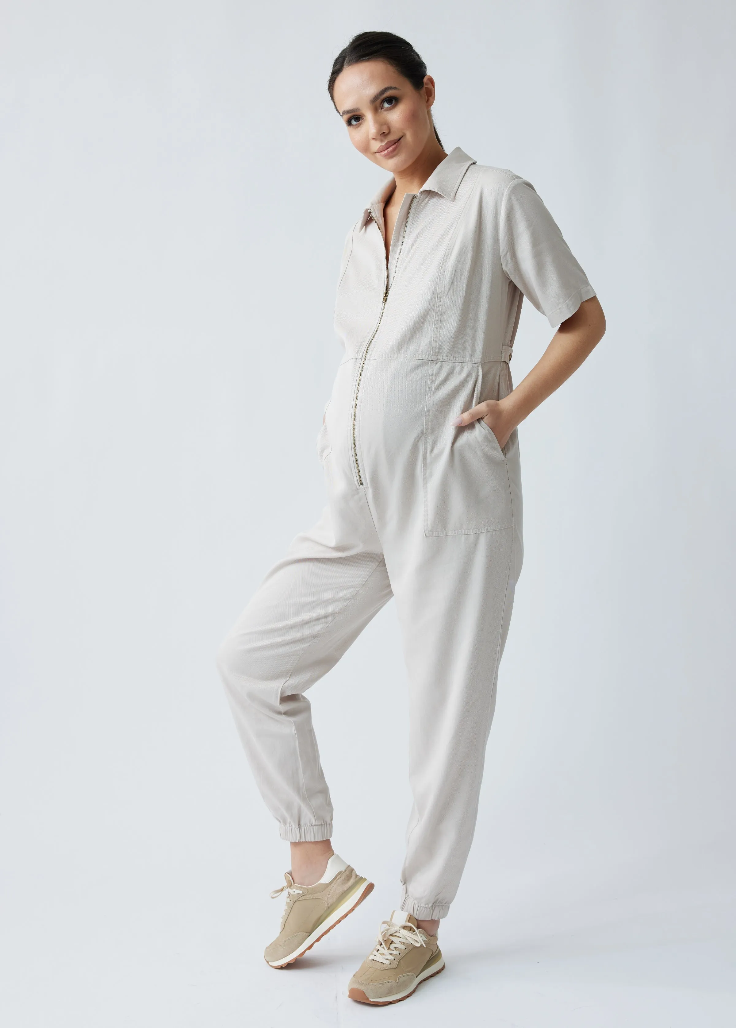 The One Zip Wonder Maternity + Nursing Jumpsuit