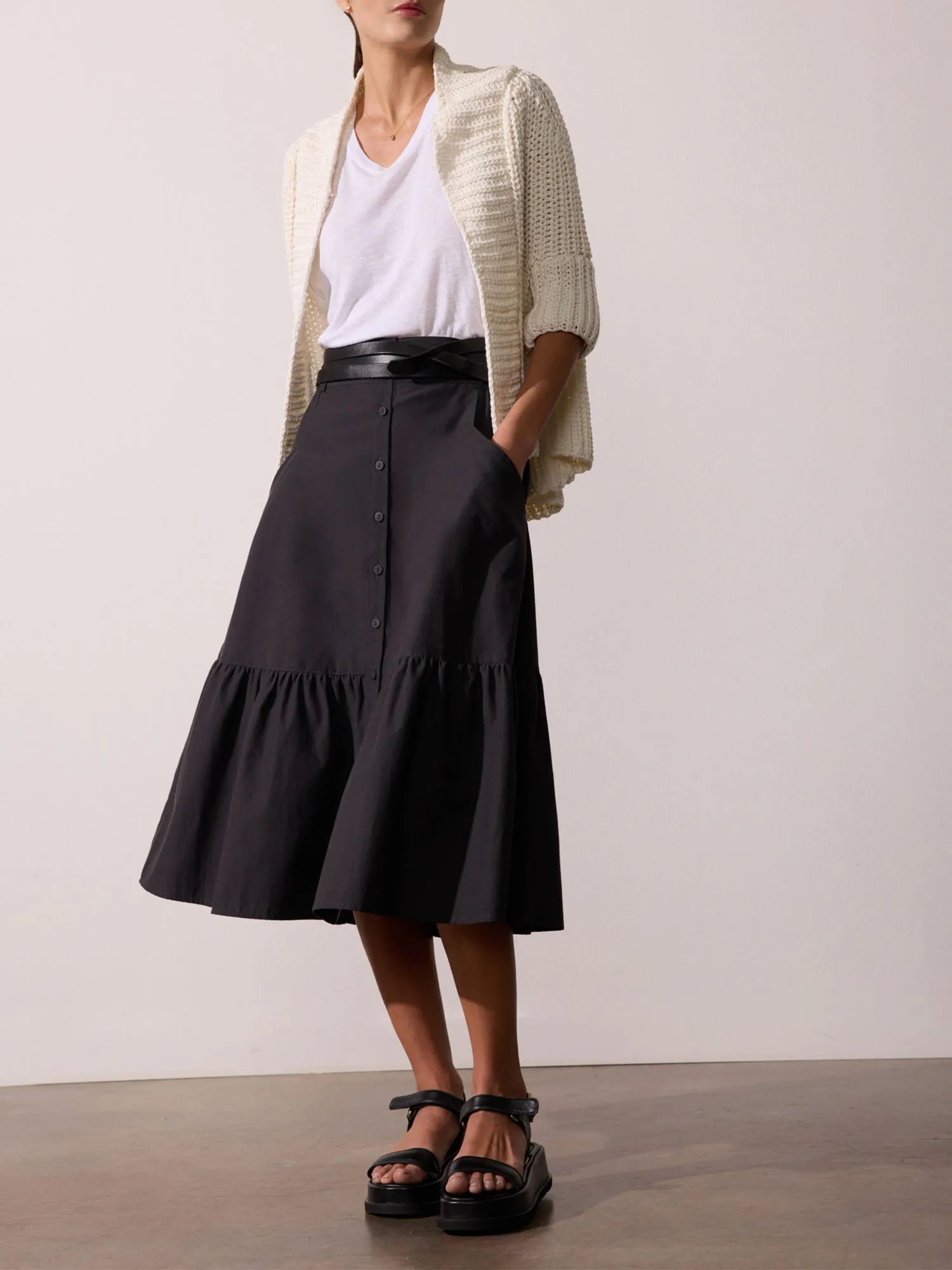 The Palms Tiered Skirt