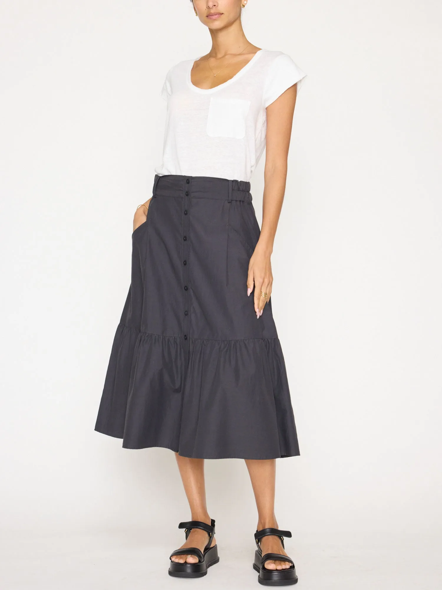 The Palms Tiered Skirt