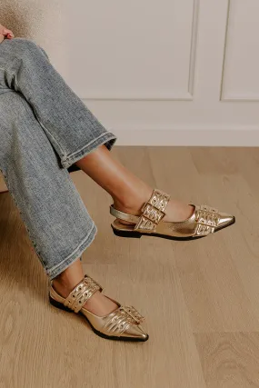 The Teagan Metallic Flats