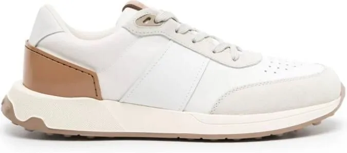 Tod's panelled leather sneakers White