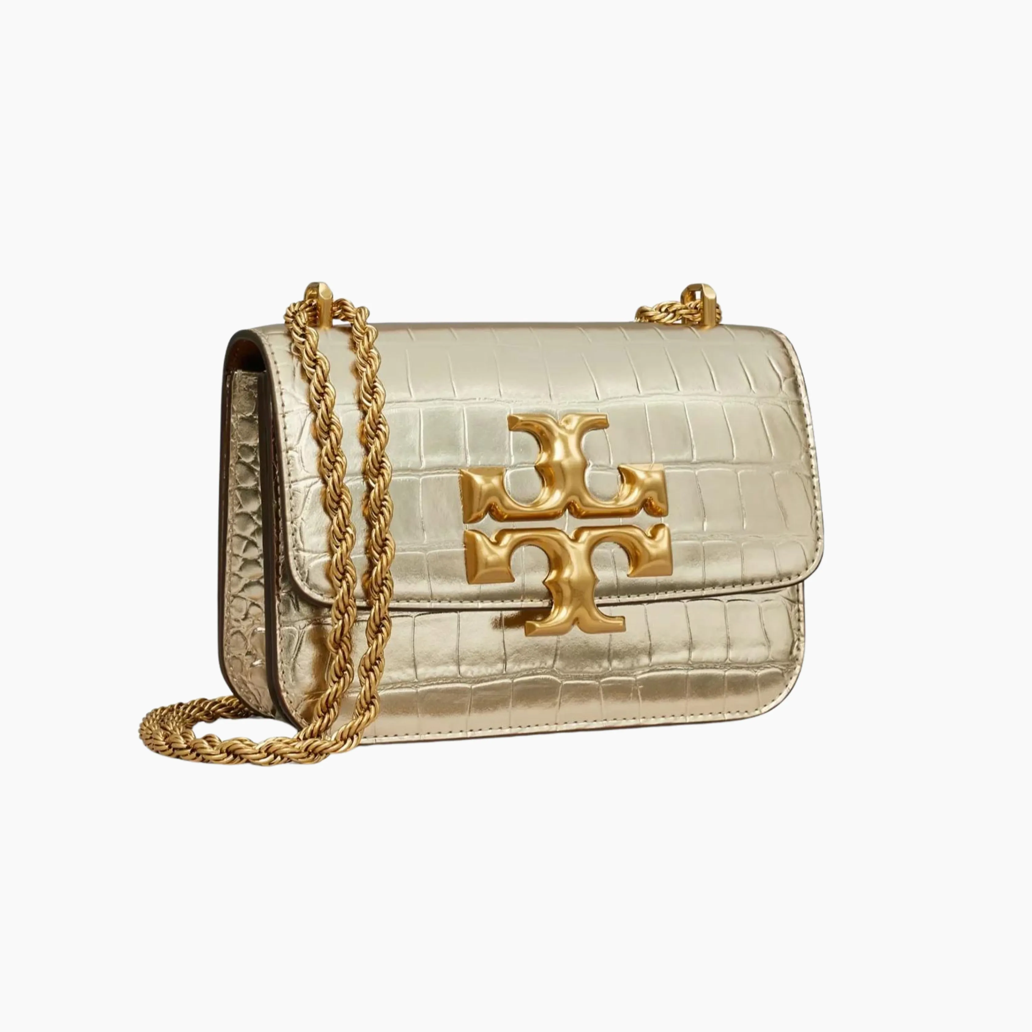 Tory Burch Eleanor Convertible Shoulder Bag Champagne