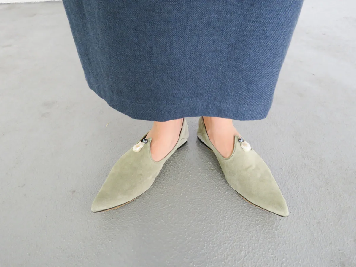 TRADEMARK VERMEER SLIPPER - SAGE 