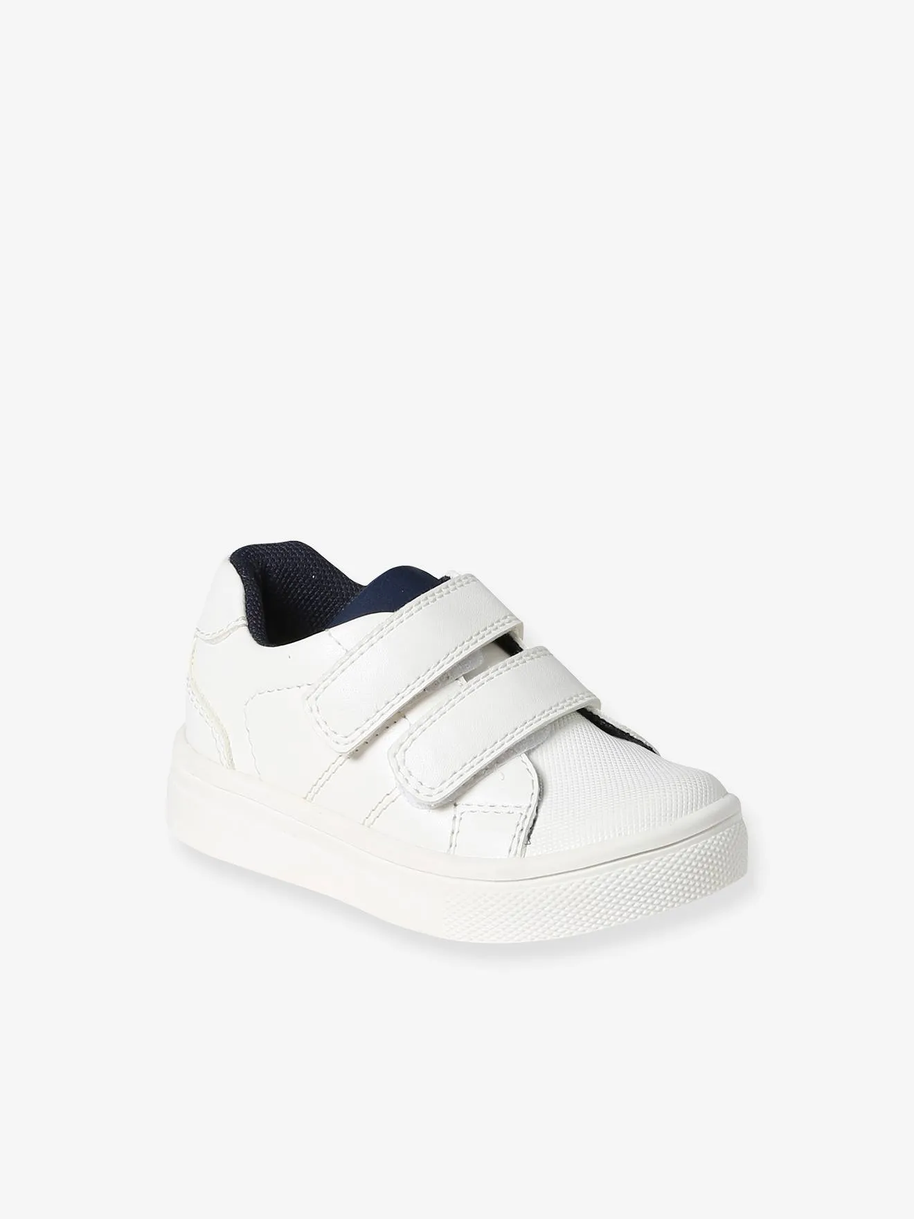 Trainers with Hook-&-Loop Fasteners, for Babies - white