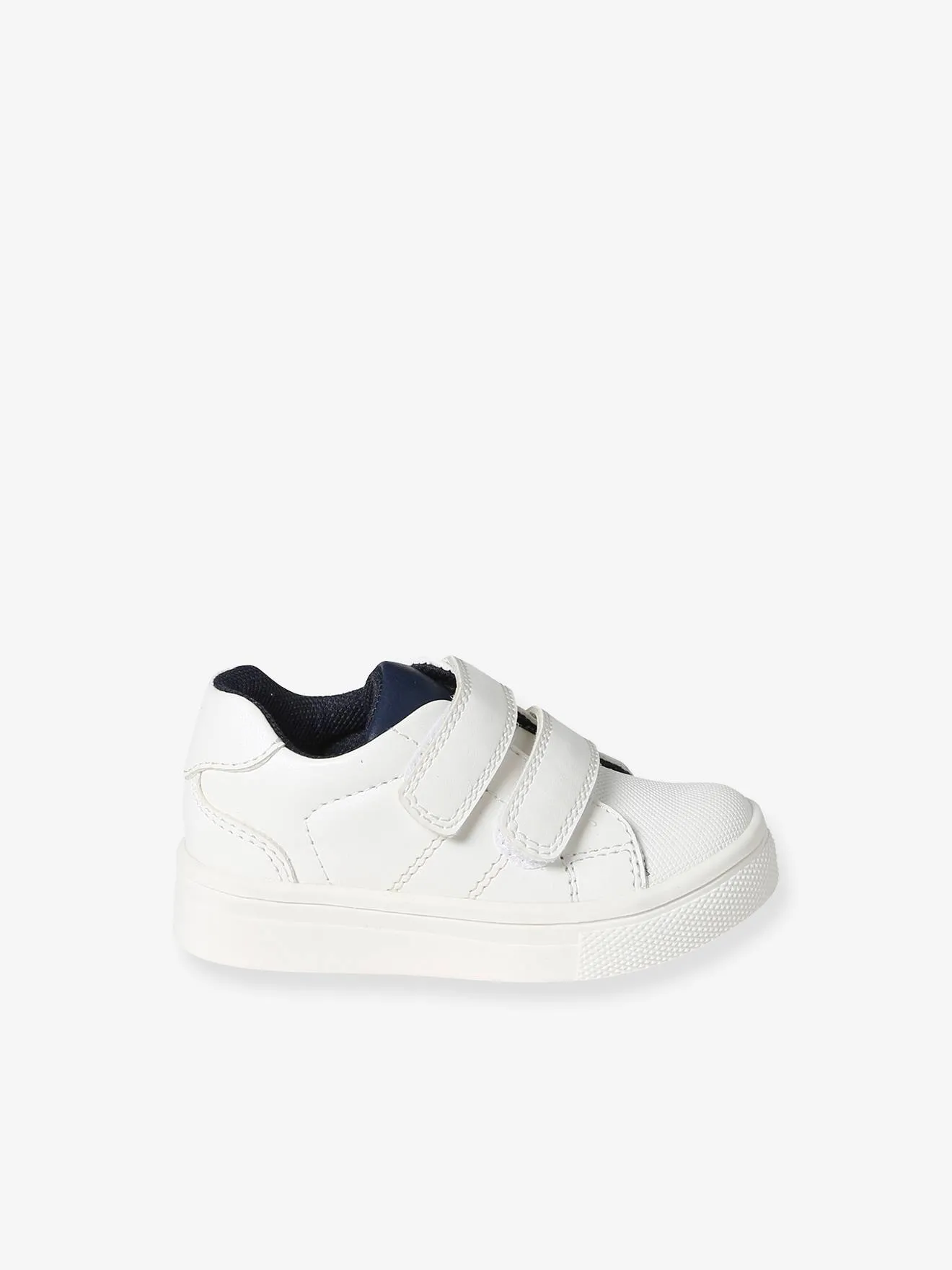 Trainers with Hook-&-Loop Fasteners, for Babies - white