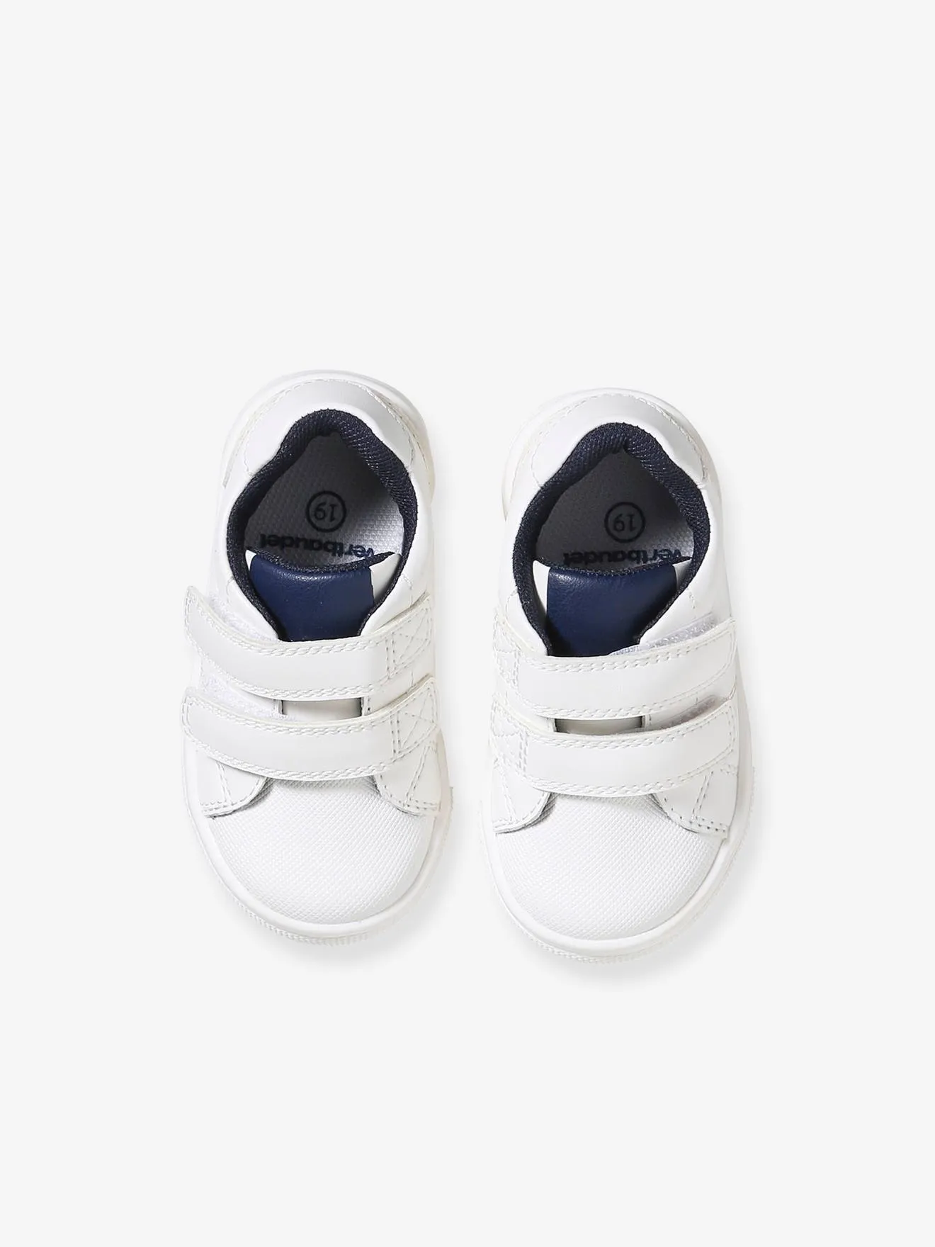 Trainers with Hook-&-Loop Fasteners, for Babies - white