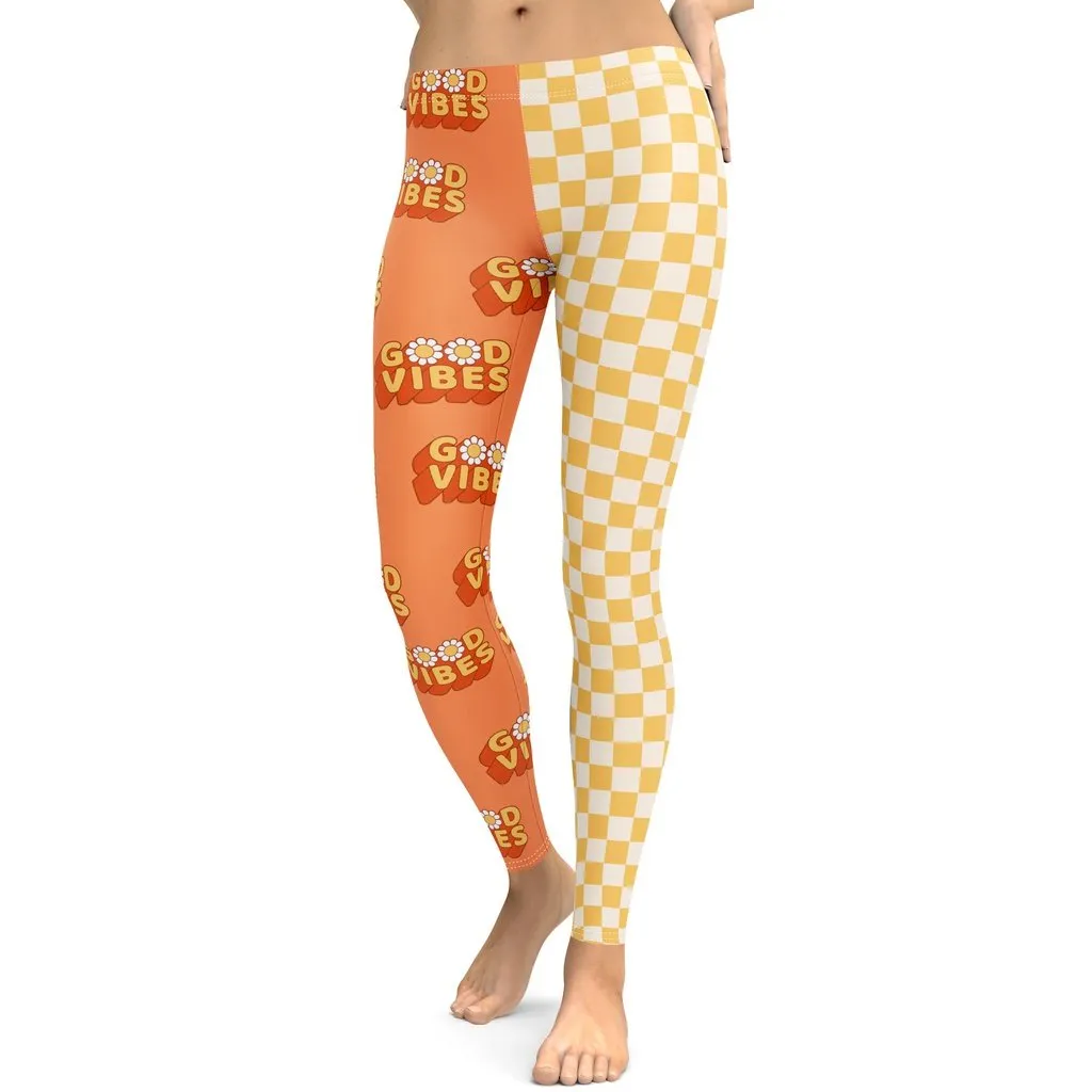 Two Patterned Hippie Leggings