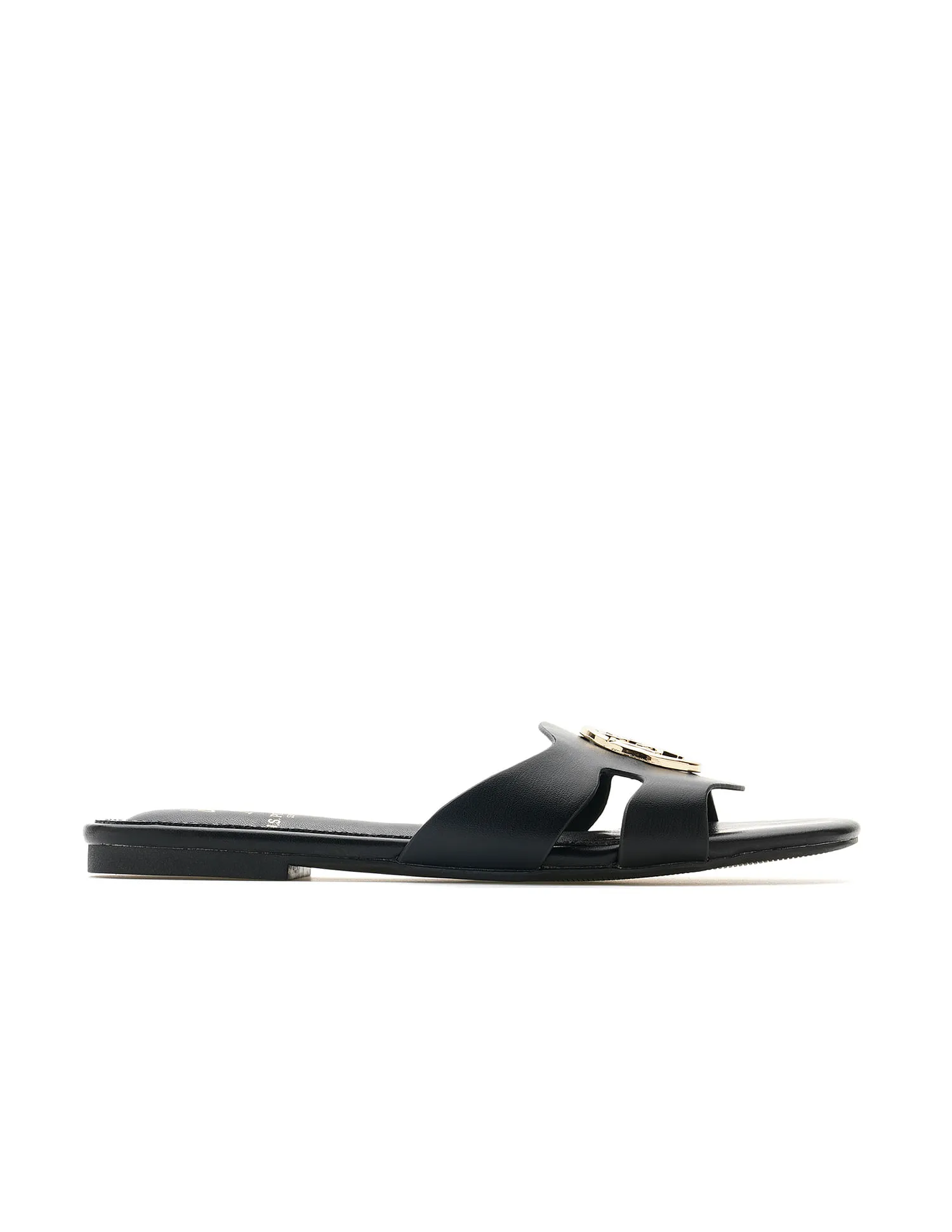 U.S. Polo Assn. Logo Accent Vamp Strap Perla Sandals