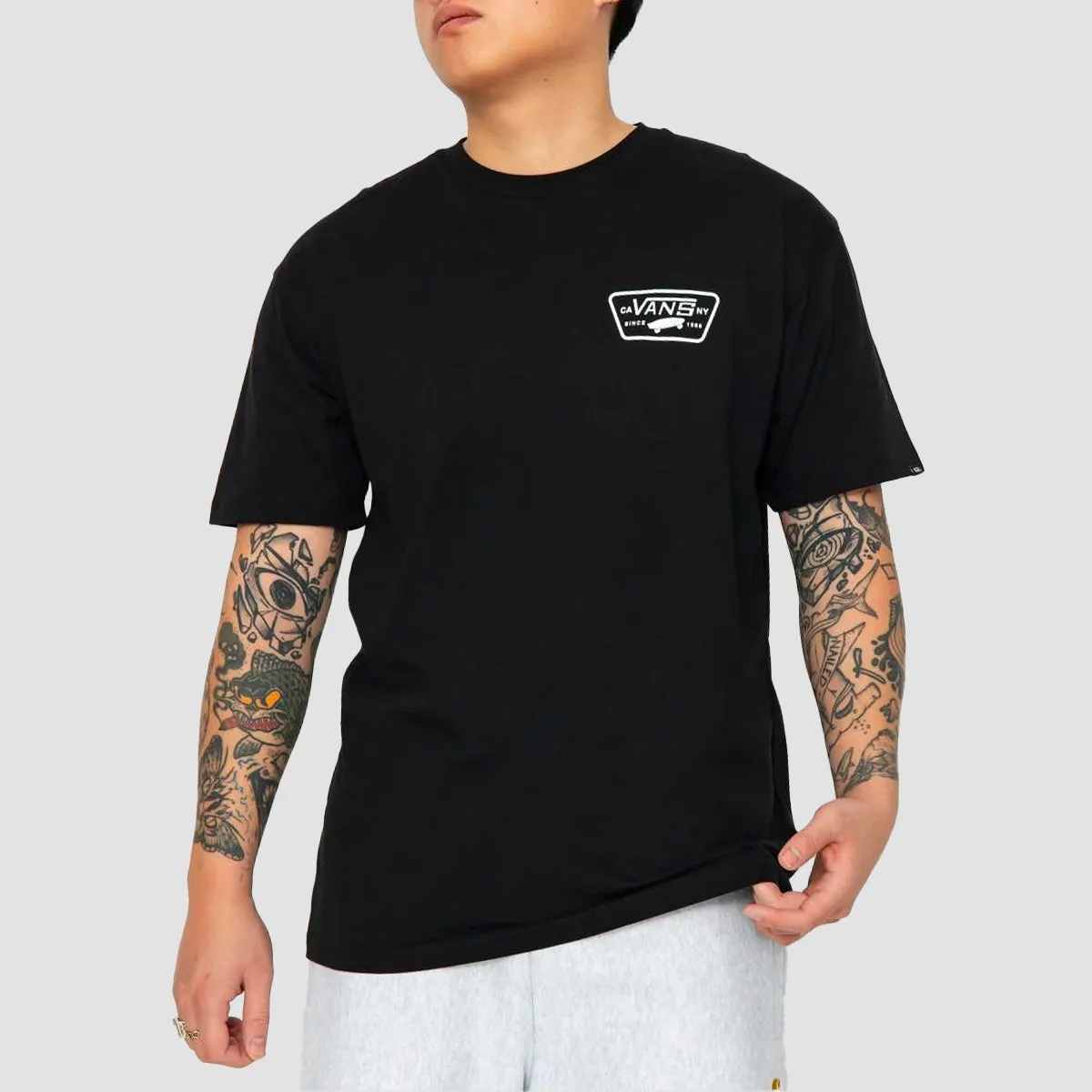 Vans Full Patch Back T-Shirt Black/White