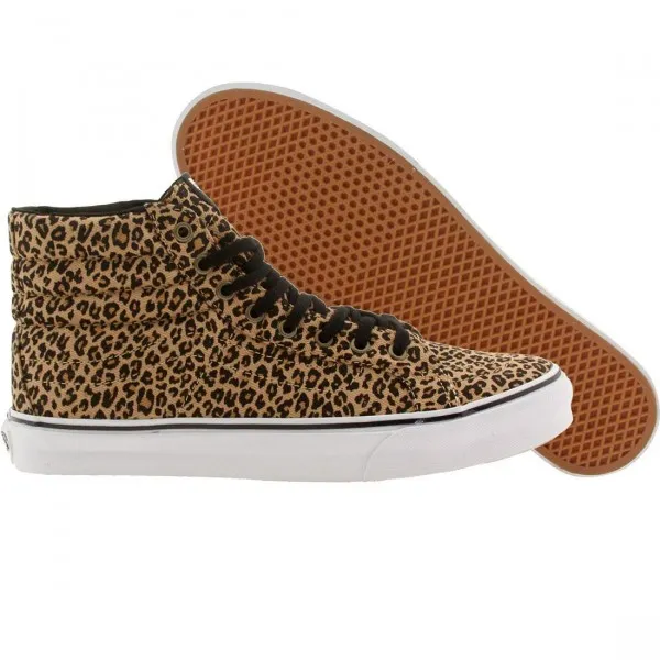 Vans Men Sk8-Hi Slim Leopard (brown / herringbone)