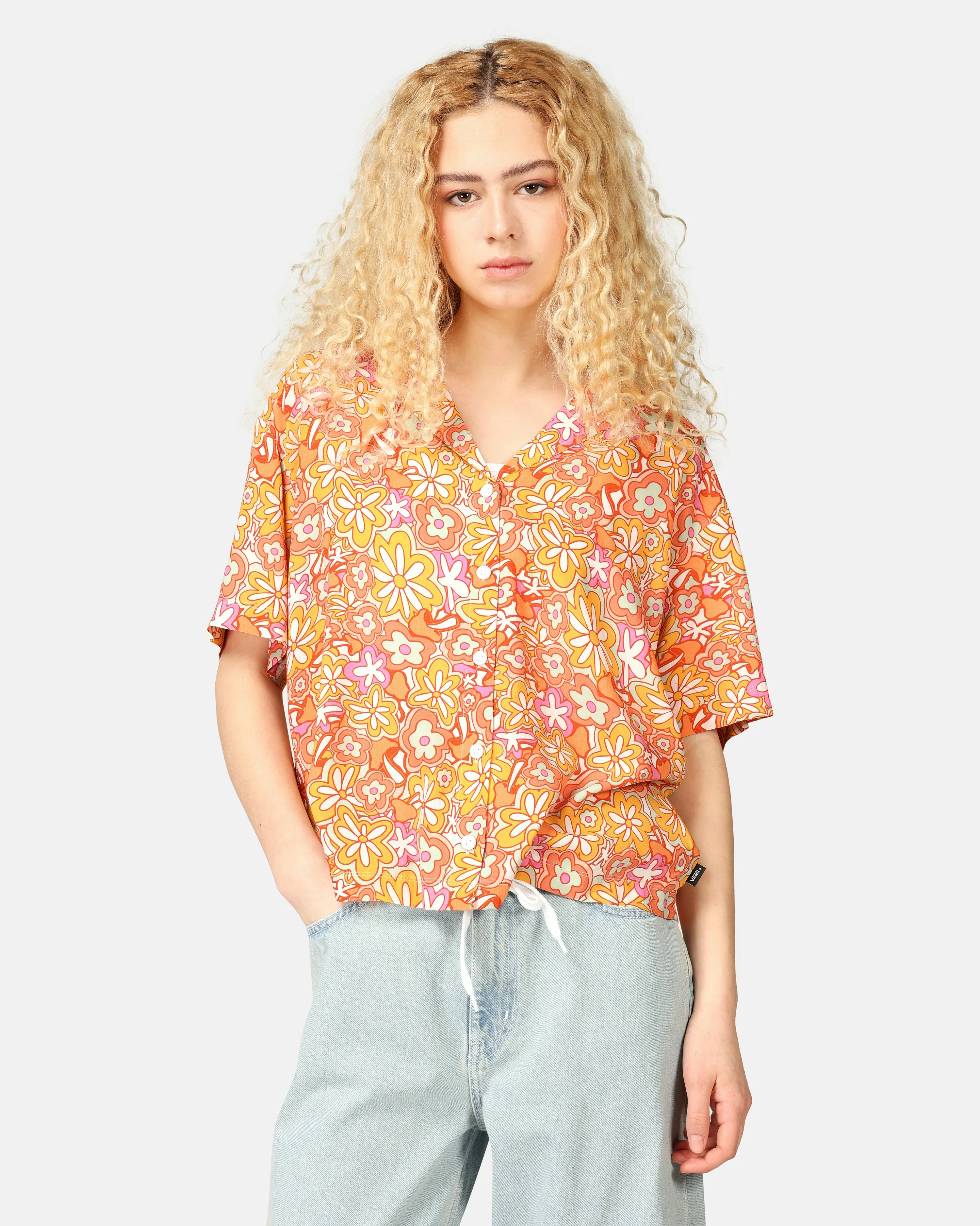 Vans Shirt- Resort Floral Light orange | Women | Junkyard