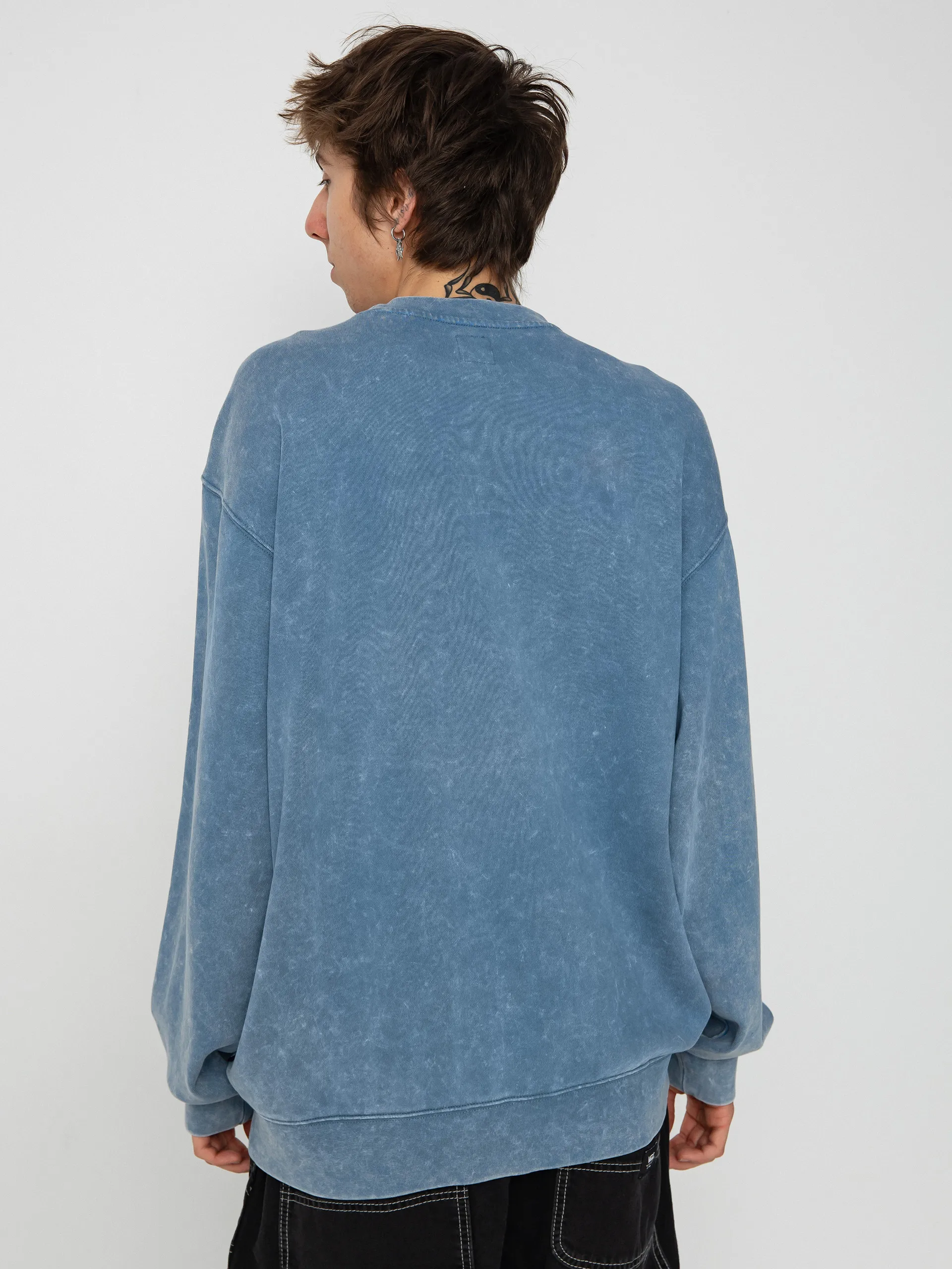 Vans Sweatshirt Spaced Out Loose Crew (copen blue)