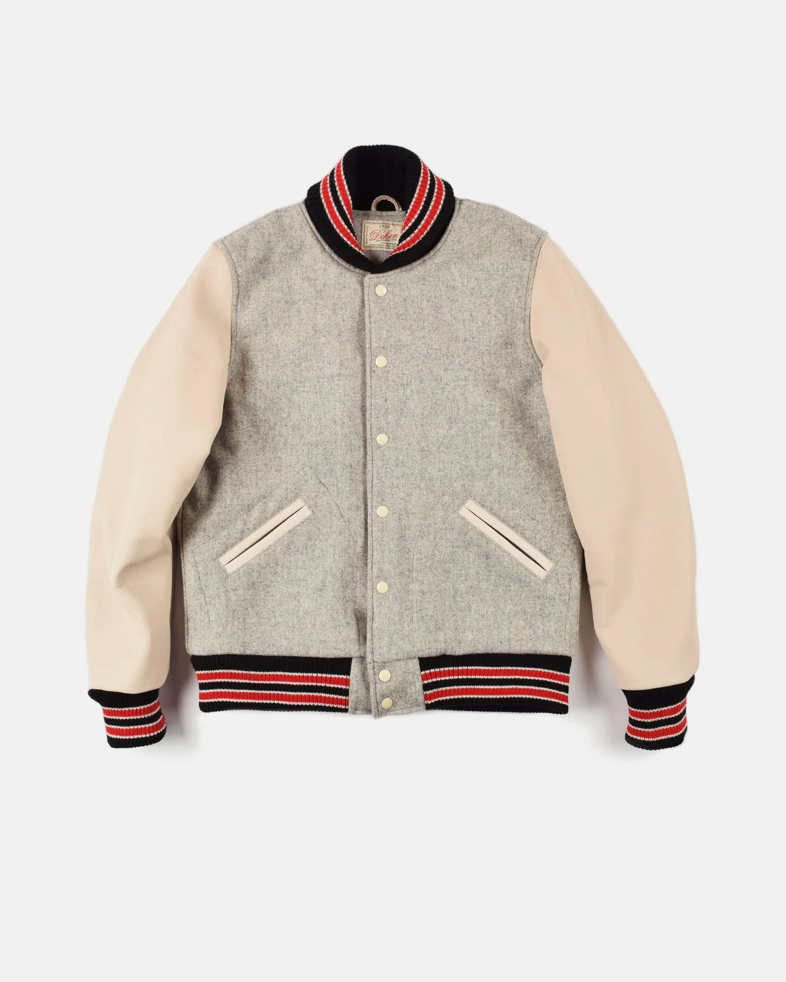 Varsity Jacket - Light Oxford