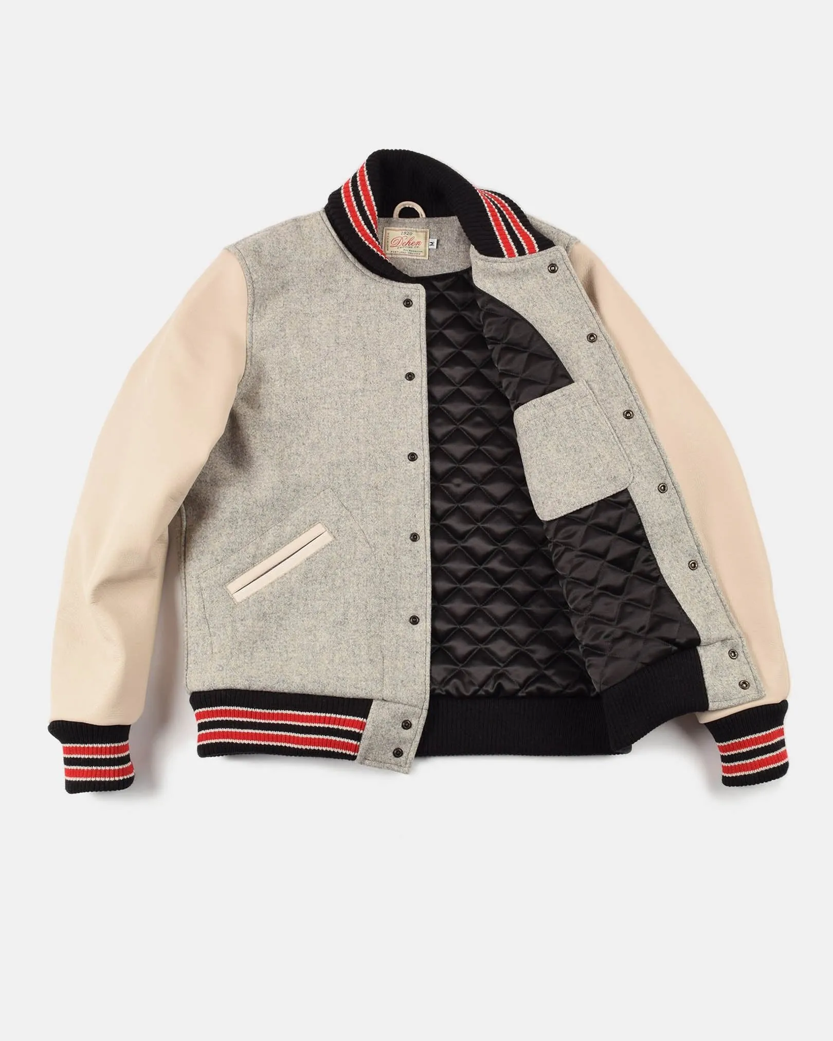 Varsity Jacket - Light Oxford