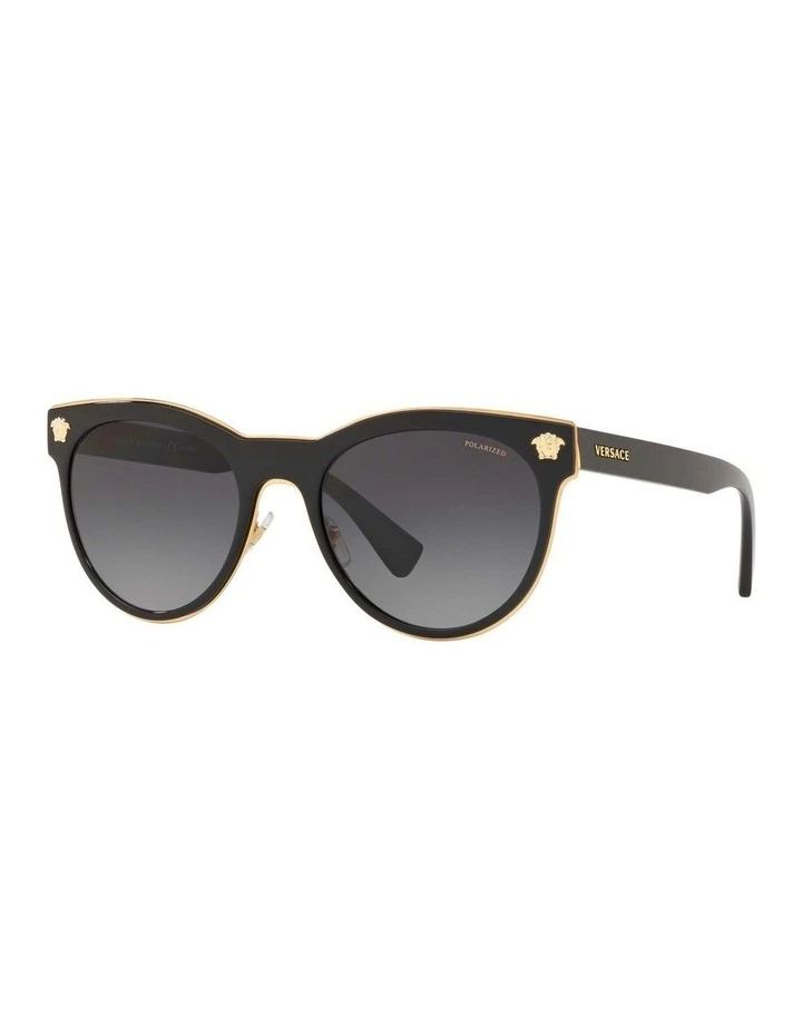 VE2198 Black Polarised Sunglasses