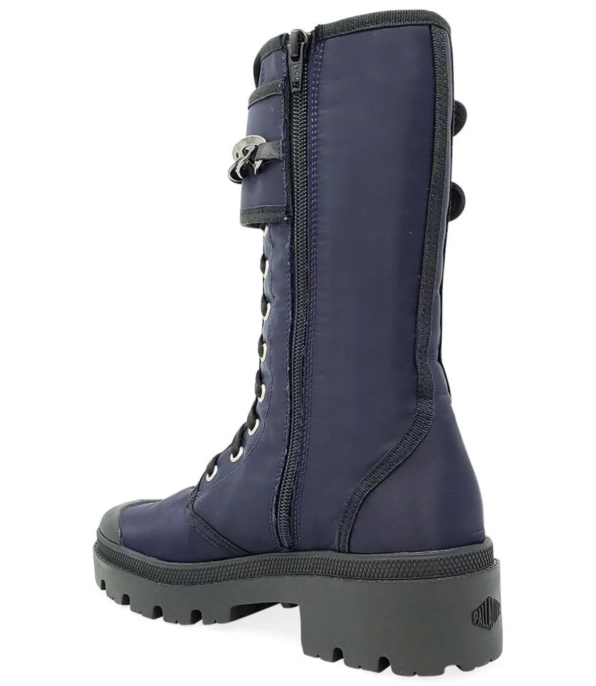 Vegan Chain Boot - Navy