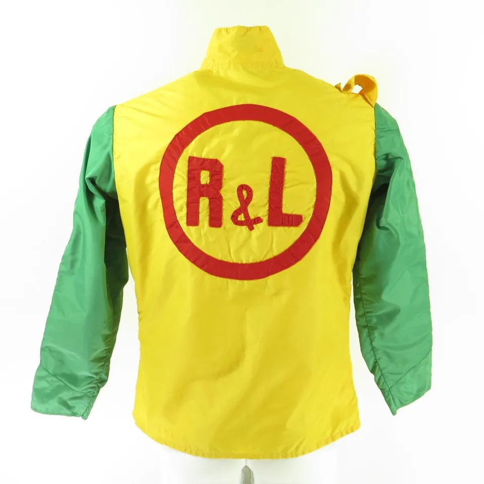 Vintage 60s R & L Jockey Shirt Jacket S Horse Racing Pratt Saddle Harness Stable