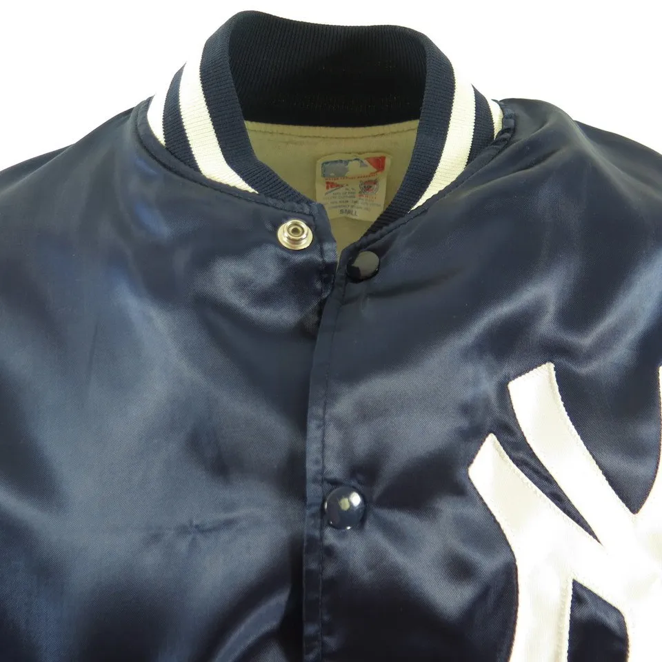 Vintage 70s New York Yankees Felco Jacket Mens S MLB Baseball Satin Union Made